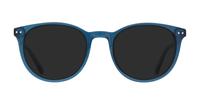 Shiny Bilayer Blue Scout Dallas Round Glasses - Sun