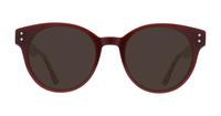 Solid Brown Scout Emelia Round Glasses - Sun