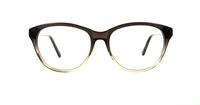 Brown Fade Scout Firework Oval Glasses - Front