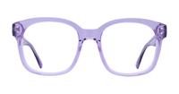 Crystal / Mauve Scout Francis Square Glasses - Front