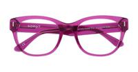 Crystal Pink Scout Gabriella Cat-eye Glasses - Flat-lay