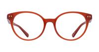 Crystal Orange Scout Gracie Round Glasses - Front