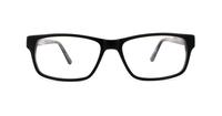 Black Scout Halo Rectangle Glasses - Front
