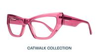 Crystal Purple Scout Harmony Cat-eye Glasses - Angle