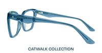 Crystal Blue Scout Helen Cat-eye Glasses - Side