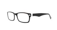 Black/White Scout Hero Rectangle Glasses - Angle