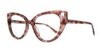 Pink Havana Scout Holly Cat-eye Glasses - Angle