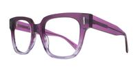 Crystal Purple Scout Jenny Square Glasses - Angle