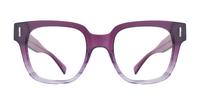 Crystal Purple Scout Jenny Square Glasses - Front