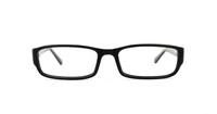 Matt Black Scout Reeve Rectangle Glasses - Front