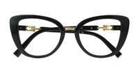 Black Tiffany TF2242 Cat-eye Glasses - Flat-lay