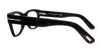 Shiny Black Tom Ford FT5379 Rectangle Glasses - Side