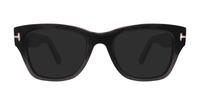 Shiny Black Tom Ford FT5379 Rectangle Glasses - Sun