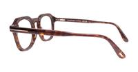 Dark Havana Tom Ford FT5836-B Rectangle Glasses - Side
