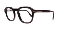 Shiny Black Tom Ford FT5836-B Rectangle Glasses - Angle
