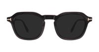 Shiny Black Tom Ford FT5836-B Rectangle Glasses - Sun
