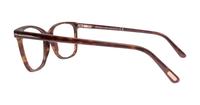 Dark Havana Tom Ford FT5842-B Square Glasses - Side