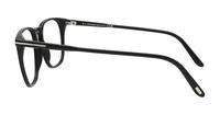 Shiny Black Tom Ford FT5937-B Round Glasses - Side