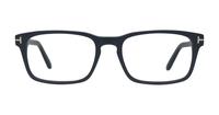 Matte Blue Tom Ford FT5938-B Rectangle Glasses - Front
