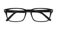 Shiny Black Tom Ford FT5938-B Rectangle Glasses - Flat-lay