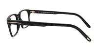 Shiny Black Tom Ford FT5938-B Rectangle Glasses - Side
