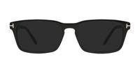 Shiny Black Tom Ford FT5938-B Rectangle Glasses - Sun