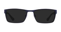 Blue Tommy Hilfiger TH1543-54 Rectangle Glasses - Sun