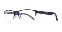 Matte Black Tommy Hilfiger TH1905 Rectangle Glasses - Angle