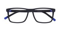Matte Black / Blue Tommy Hilfiger TH1948 Rectangle Glasses - Flat-lay