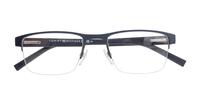 Matte Blue Tommy Hilfiger TH1996 Rectangle Glasses - Flat-lay