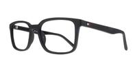 Matte Black Tommy Hilfiger TH2049 Rectangle Glasses - Angle