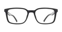 Matte Black Tommy Hilfiger TH2049 Rectangle Glasses - Front