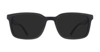 Matte Black Tommy Hilfiger TH2049 Rectangle Glasses - Sun