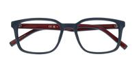 Matte Blue Tommy Hilfiger TH2049 Rectangle Glasses - Flat-lay