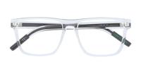 Crystal Tommy Jeans TJ0058 Rectangle Glasses - Flat-lay