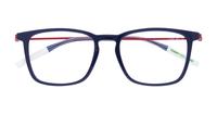 Blue/Red Tommy Jeans TJ0061 Rectangle Glasses - Flat-lay