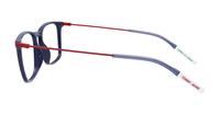 Blue/Red Tommy Jeans TJ0061 Rectangle Glasses - Side