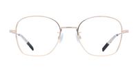 Gold Tommy Jeans TJ0072/F Rectangle Glasses - Front