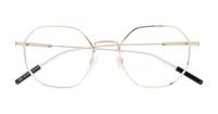 Gold Tommy Jeans TJ0096 Rectangle Glasses - Flat-lay