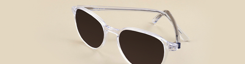 VCKA Transparent Frame Women Myopia Sunglasses 6 In 1 Magnetic Clip Glasses  Round Men Polarized Prescription Eyeglass -0.5~-6.0 - AliExpress