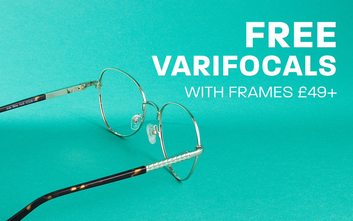 Free varifocals with frames £49+