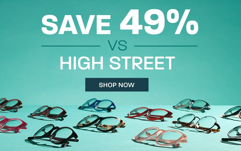 Glasses Direct™ Save 49 vs high street