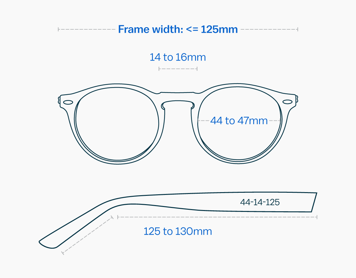 Frame Size Guide How To Choose Your Frames Glasses Direct