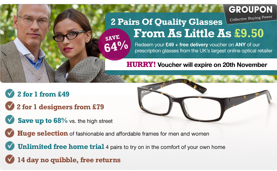 glasses direct groupon