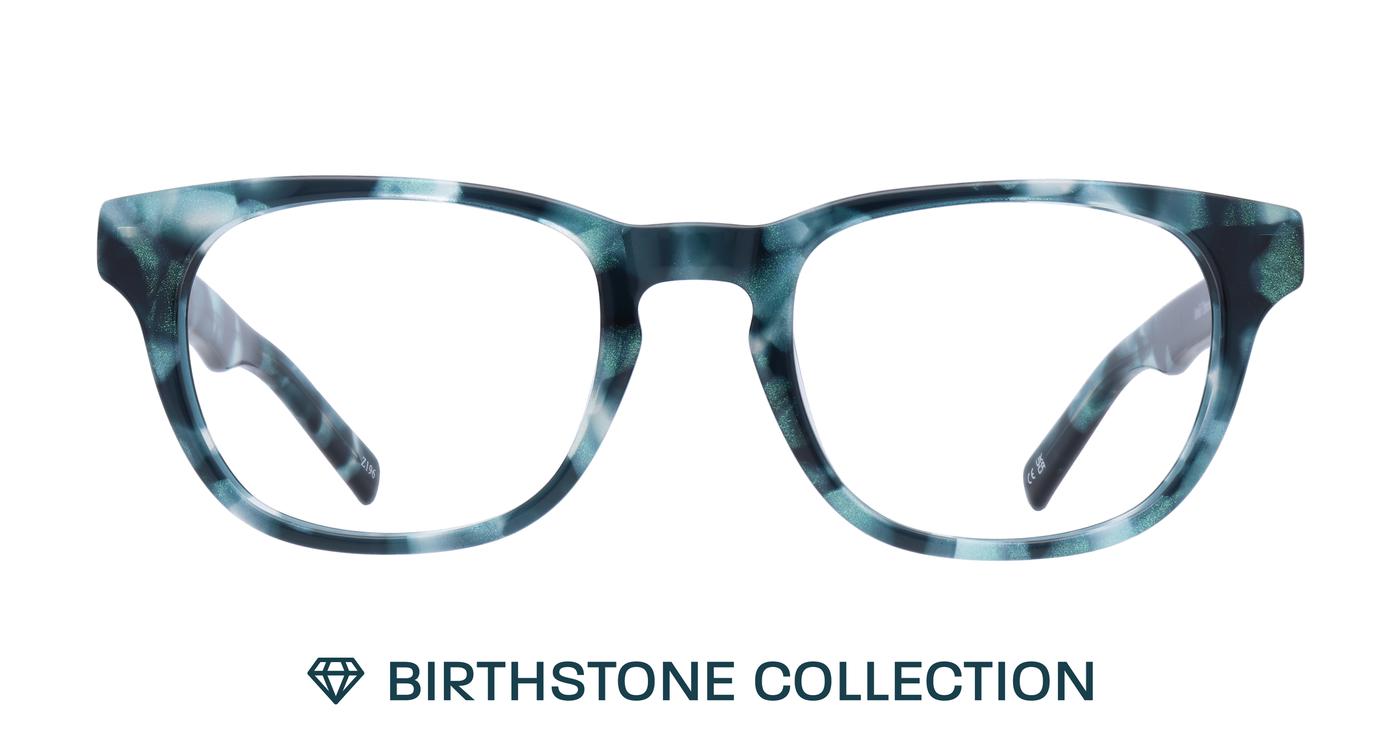 Glasses Direct Andi Birthstone  - Emerald - Distance, Basic Lenses, No Tints