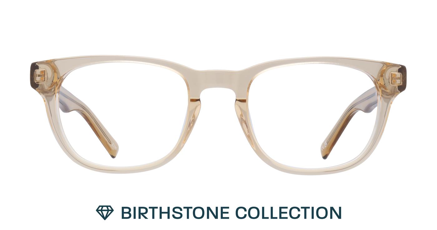 Glasses Direct Andi Birthstone  - Topaz - Distance, Basic Lenses, No Tints