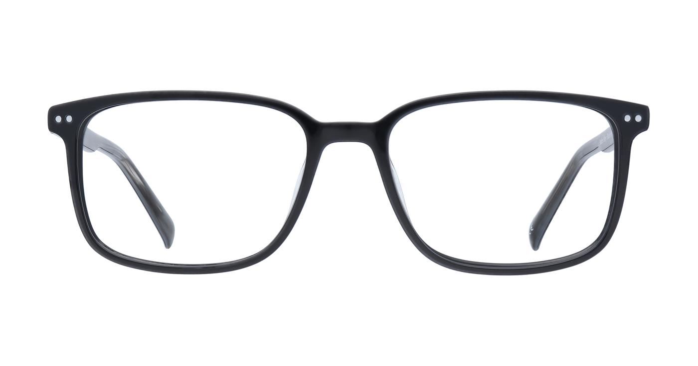 Glasses Direct Andre  - Shiny Black / Grey - Distance, Basic Lenses, No Tints