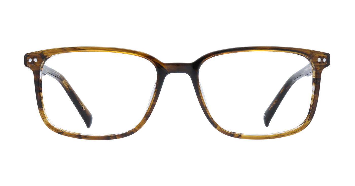 Glasses Direct Andre  - Shiny Brown Horn - Distance, Basic Lenses, No Tints