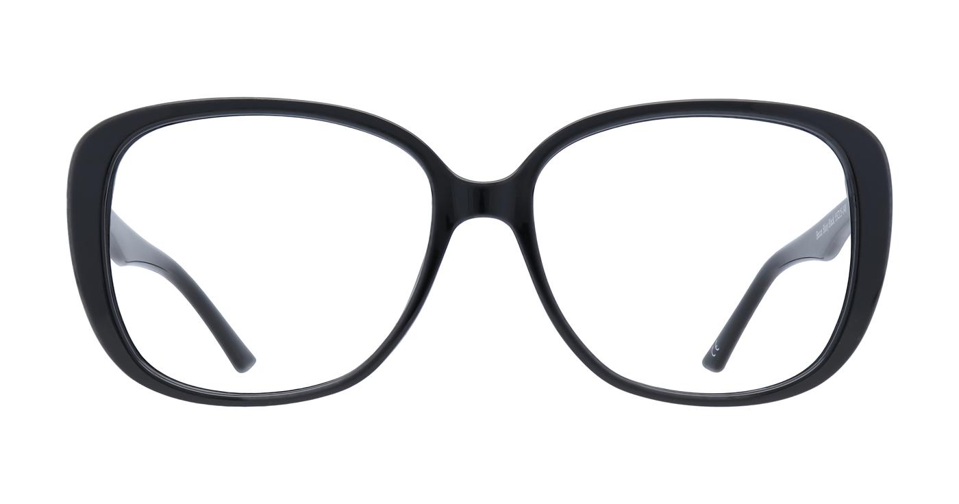 Glasses Direct Becca  - Shiny Black - Distance, Basic Lenses, No Tints