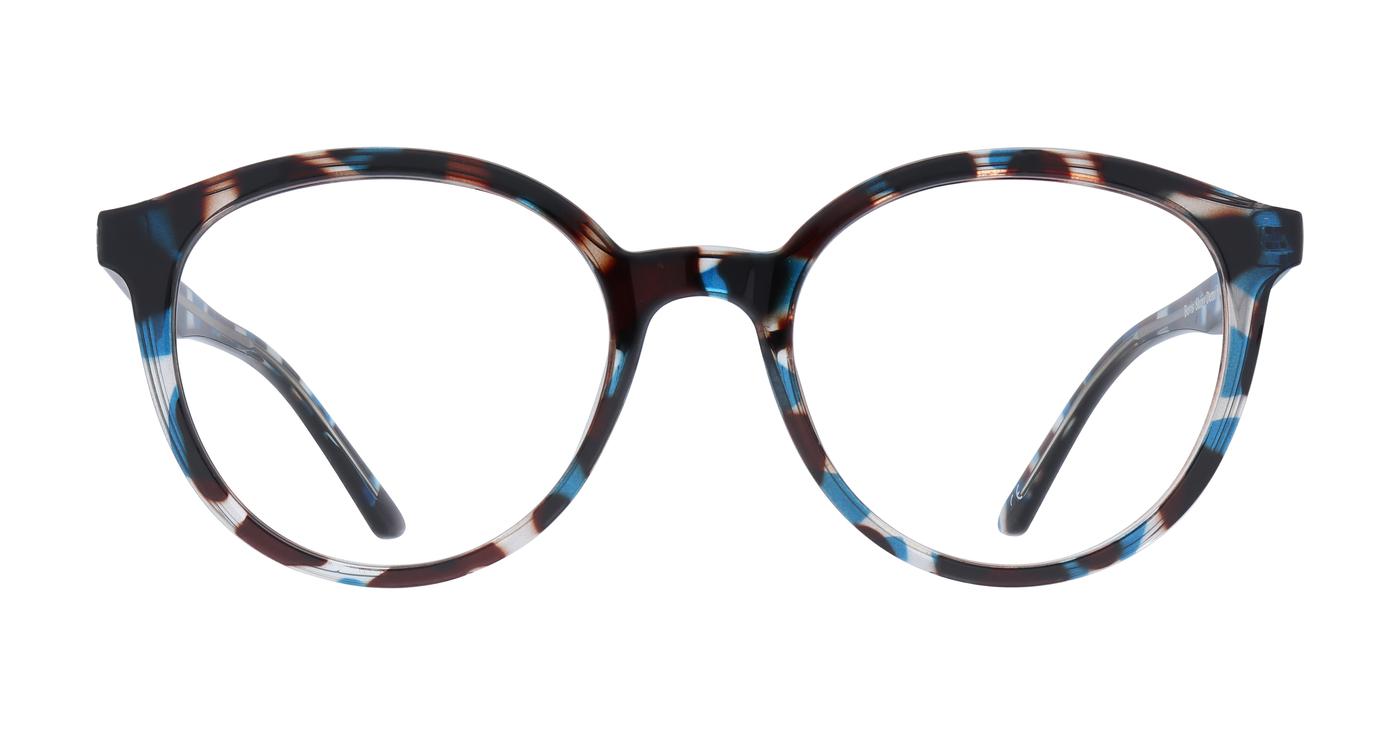 Glasses Direct Bevis  - Shiny Demi Blue - Distance, Basic Lenses, No Tints
